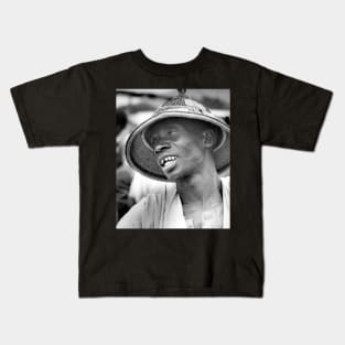 Ivory Coast Man Portrait Kids T-Shirt